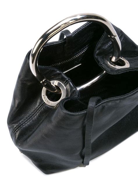 small prada bag metal handles circa 1992|prada handbags vintage.